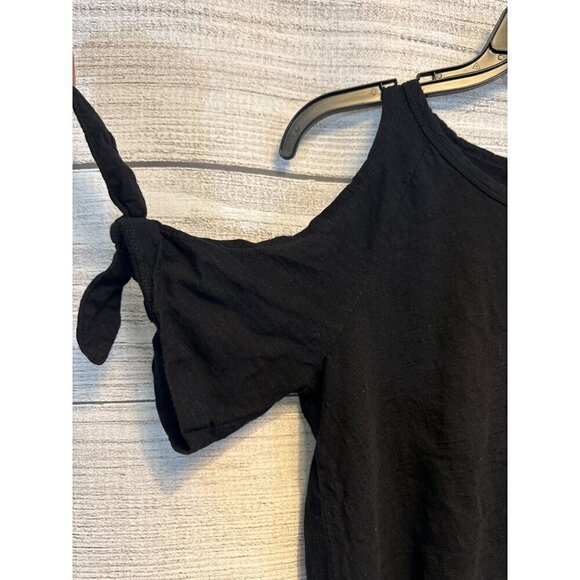 Sanctuary Lou Lou Cold Shoulder Top with Tie Sleeves Size XS - Picture 2 of 4